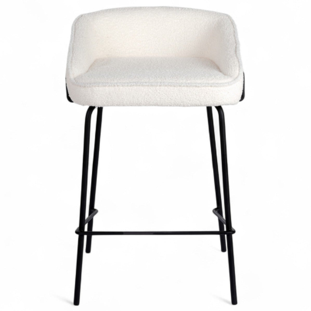 Duke Bar Stool-Ivory