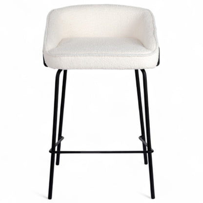Duke Bar Stool-Ivory