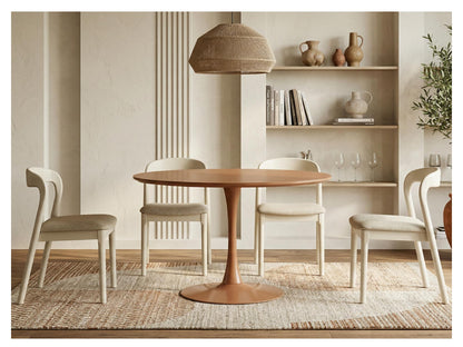 Elan Dining Table Matte - Pumpkin