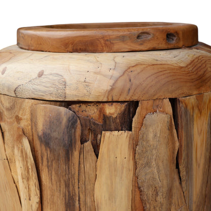 Elvis Teak Root Pot Set of Two
