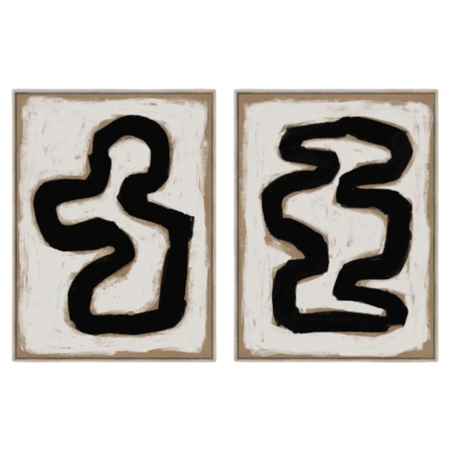 Enigma Framed Canvas (Set of 2)