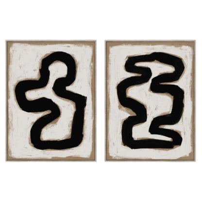 Enigma Framed Canvas (Set of 2)