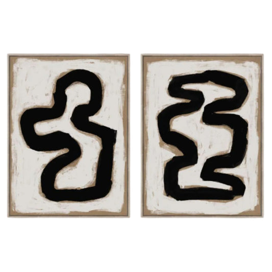 Enigma Framed Canvas (Set of 2)