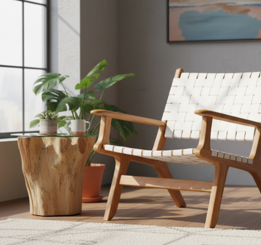 Princess Teak Root Side Table - B