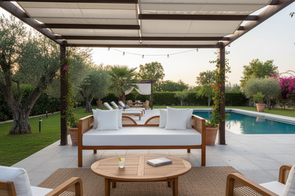 Venus Mahogany Rattan Daybed