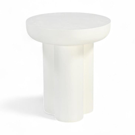 Halo White Side Table