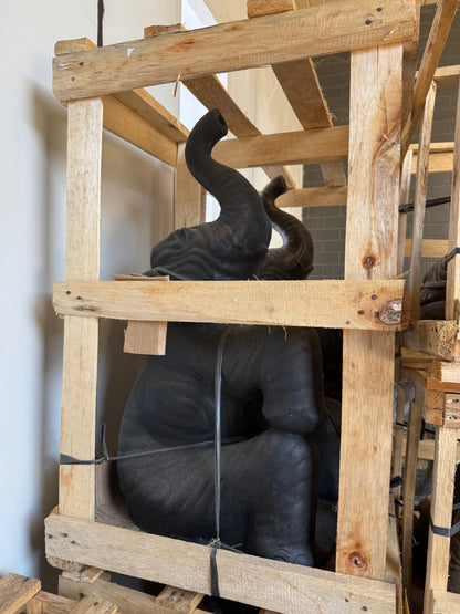 Elephant Sitting 80cm