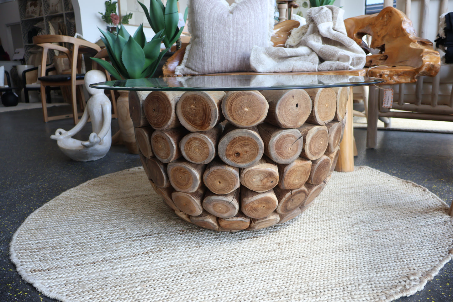 Ivy Teak Root Coffee Table