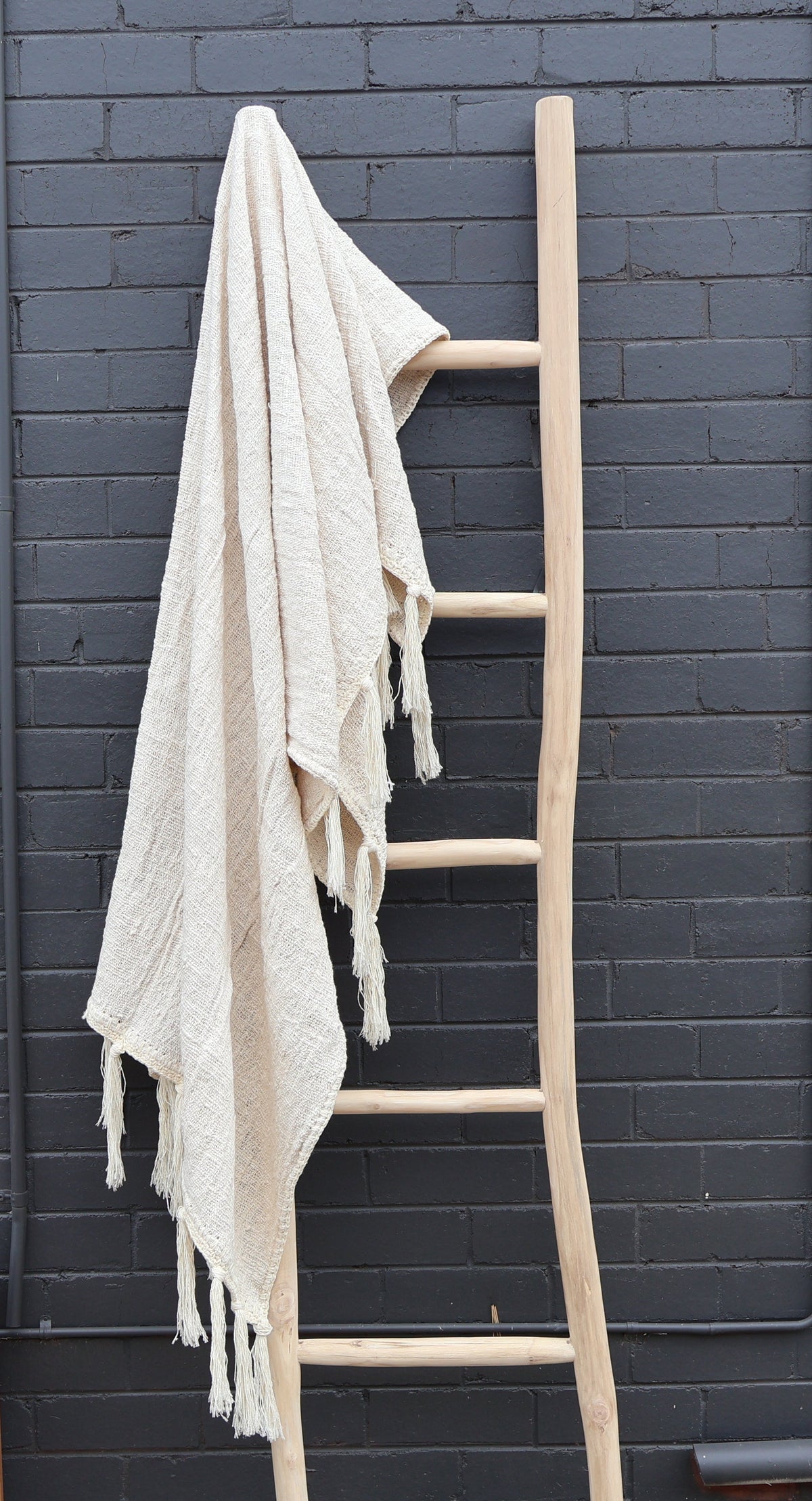Natural Ladder Pax Teak Ladder – StyleUp Living