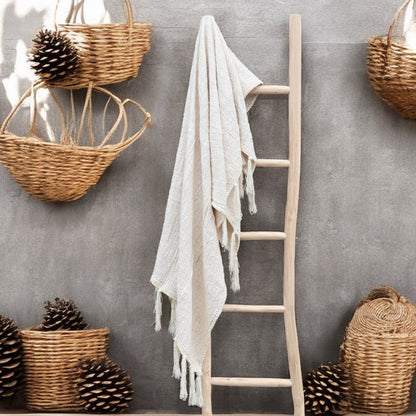 Kiara Beige/White Throw