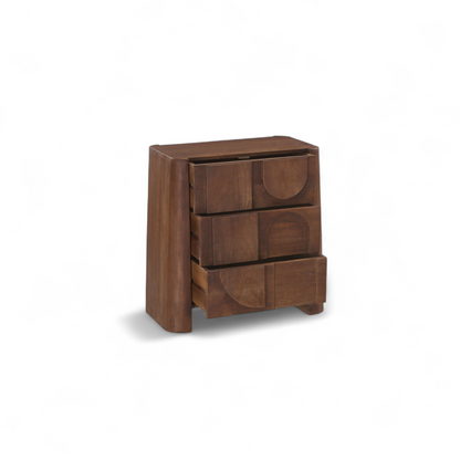 Modera Carved Bedside Table