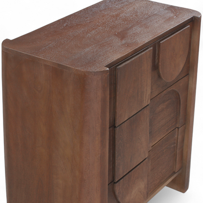Modera Carved Bedside Table
