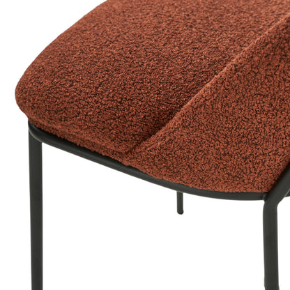 Oslo Bar Stool-Terracotta