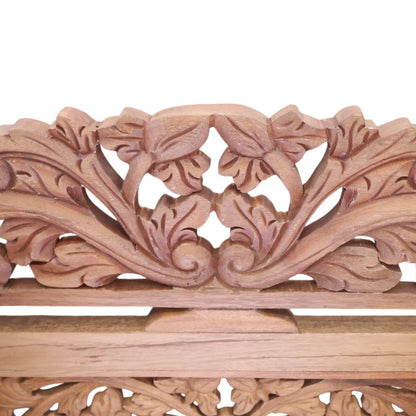 Recycled Wood Hand Carved Daybed