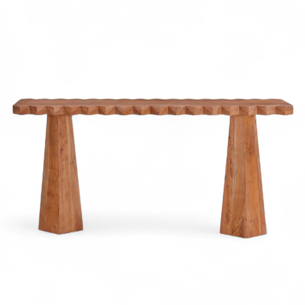 Ripple Edge Console Table