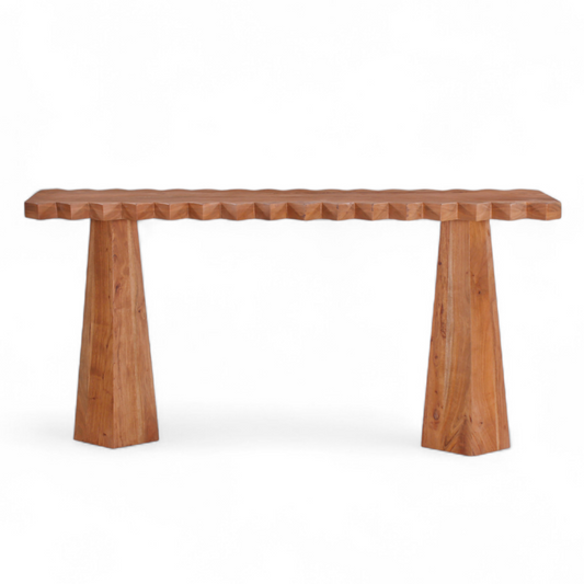 Ripple Edge Console Table