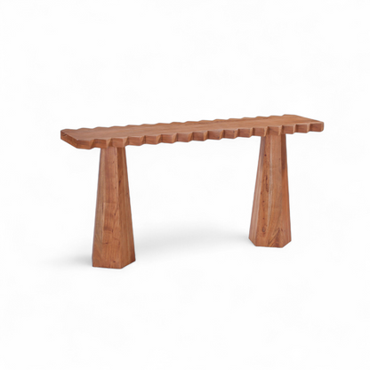 Ripple Edge Console Table