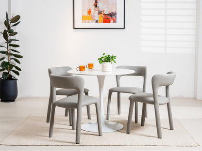 Scandi Medium Dining Table - Snow White