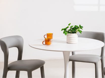 Scandi Medium Dining Table - Snow White