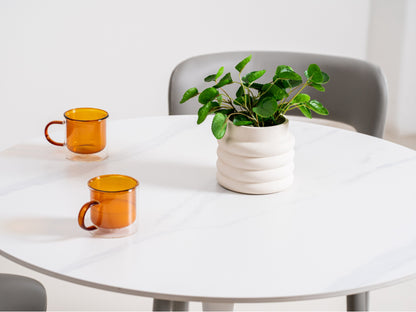 Scandi Medium Dining Table - Snow White