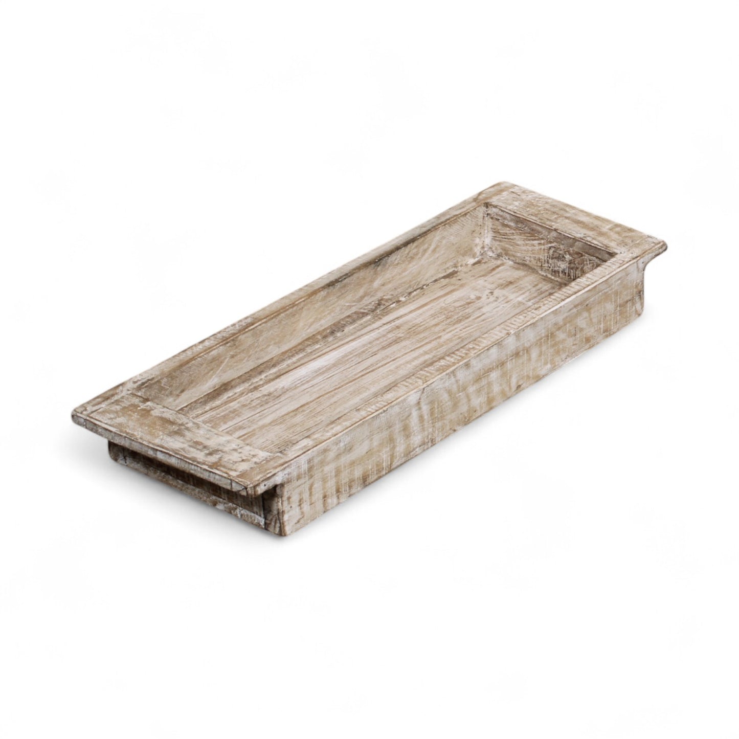 Vintage Indian Teak Wood Tray
