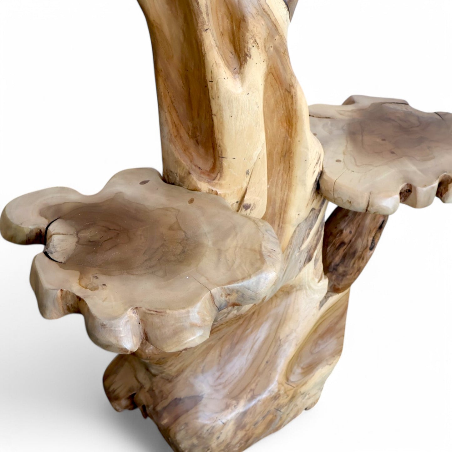 Teak Tree Four Level Stand - 02