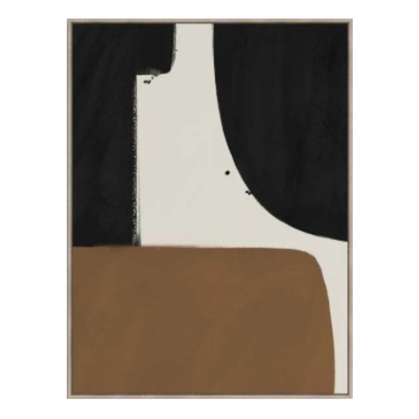 Tonal A Framed Canvas