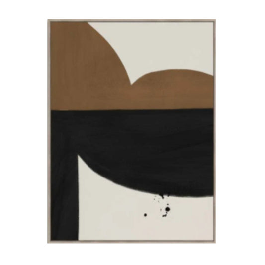 Tonal C Framed Canvas