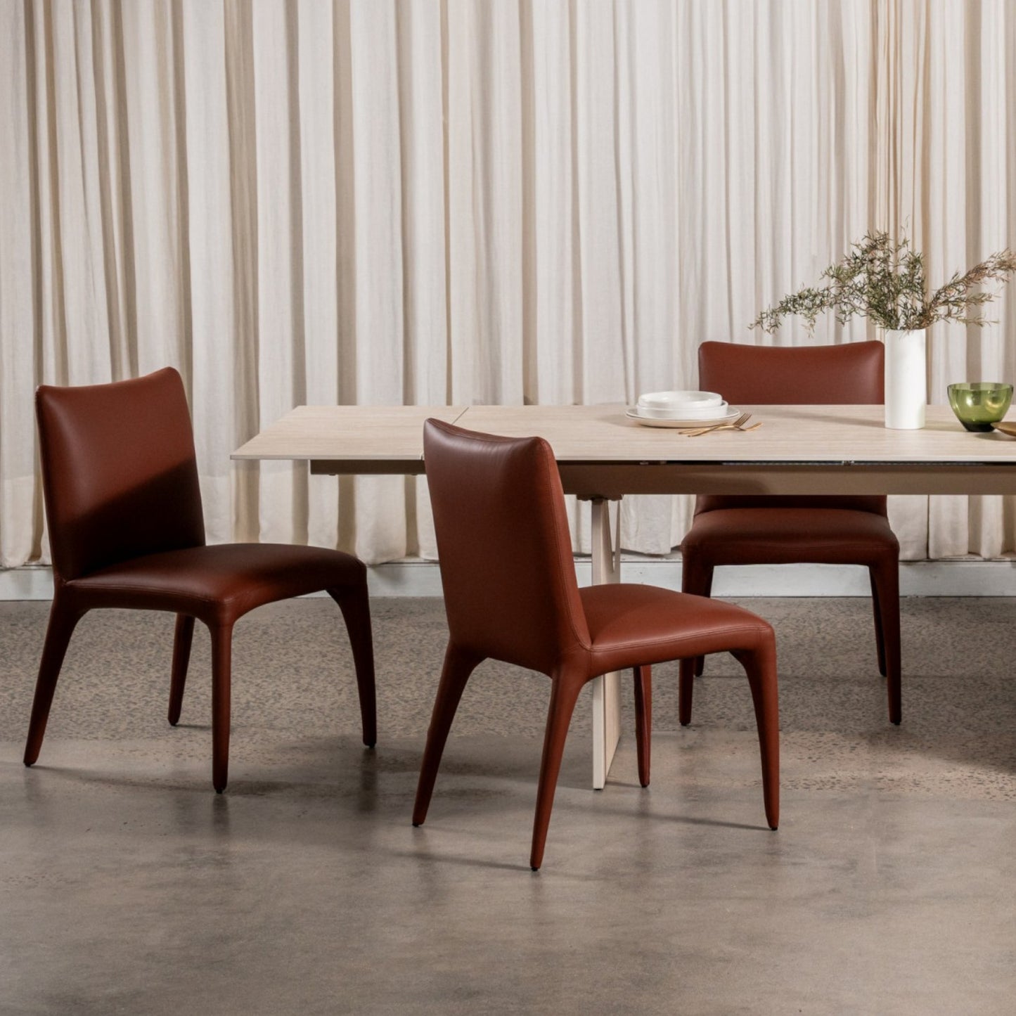 Toulon Dining Chair Set of 2-Rust