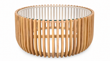 Louie Teak Wood Coffee Table