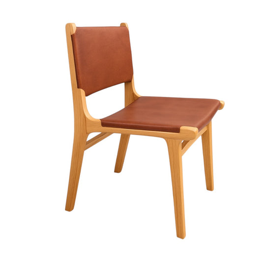 Dove Dining Chair Leather Tan